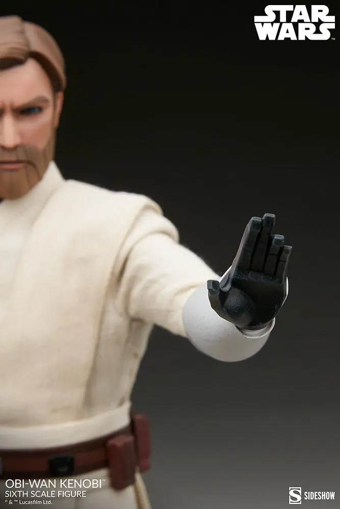 Star Wars The Clone Wars akcijska figura 1/6 Obi-Wan Kenobi 30 cm fotografija izdelka