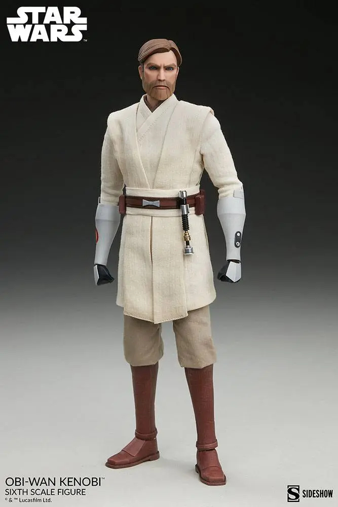 Star Wars The Clone Wars akcijska figura 1/6 Obi-Wan Kenobi 30 cm fotografija izdelka