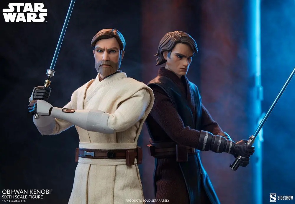Star Wars The Clone Wars akcijska figura 1/6 Obi-Wan Kenobi 30 cm fotografija izdelka