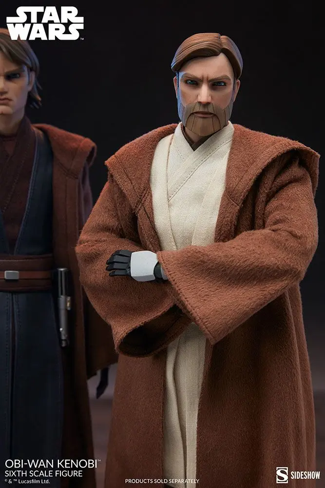 Star Wars The Clone Wars akcijska figura 1/6 Obi-Wan Kenobi 30 cm fotografija izdelka