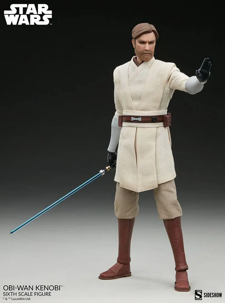 Star Wars The Clone Wars akcijska figura 1/6 Obi-Wan Kenobi 30 cm fotografija izdelka