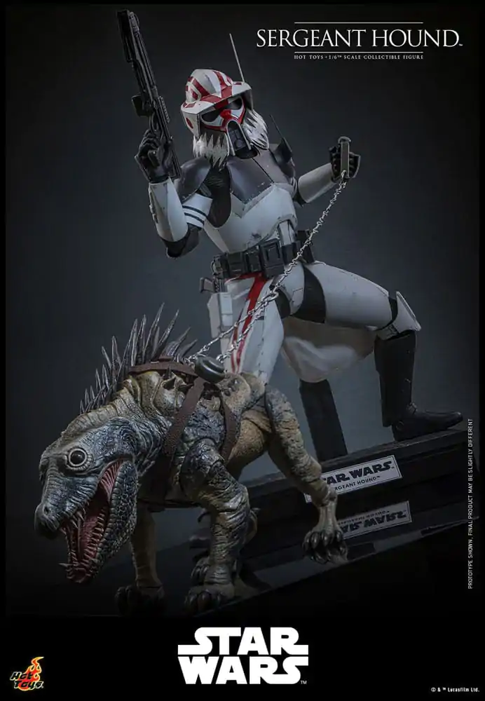 Star Wars: The Clone Wars akcijska figura 1/6 Sergeant Hound 30 centimetrov fotografija izdelka
