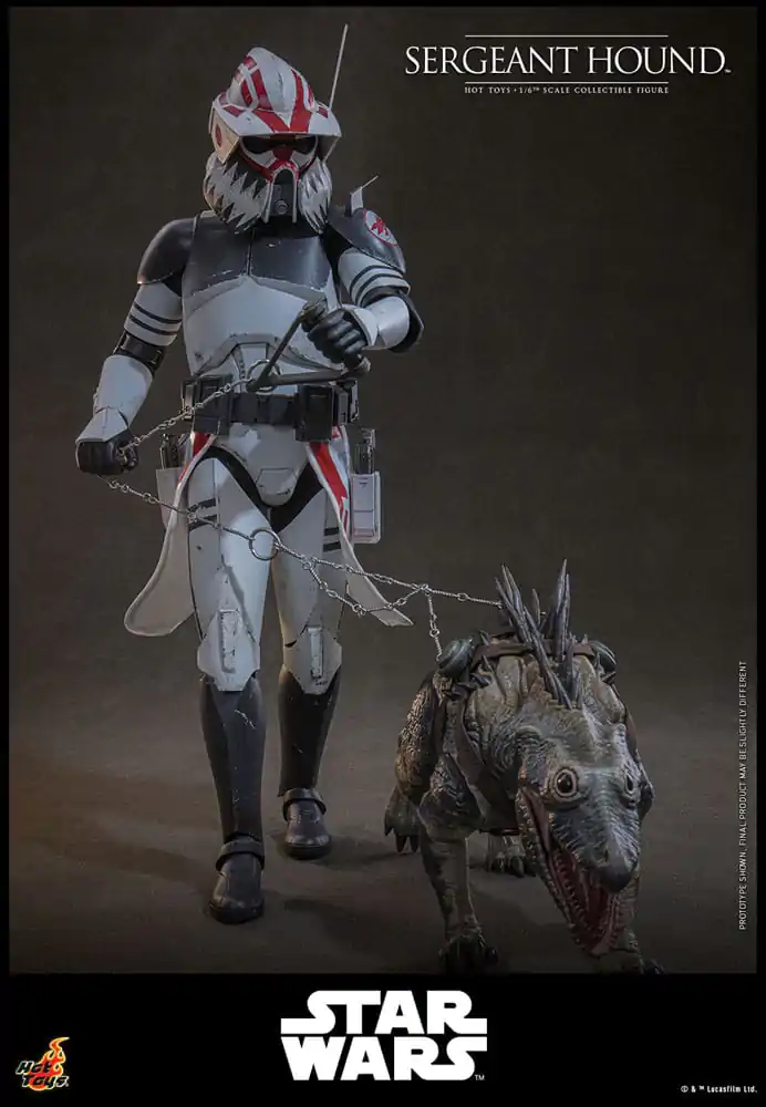 Star Wars: The Clone Wars akcijska figura 1/6 Sergeant Hound 30 centimetrov fotografija izdelka