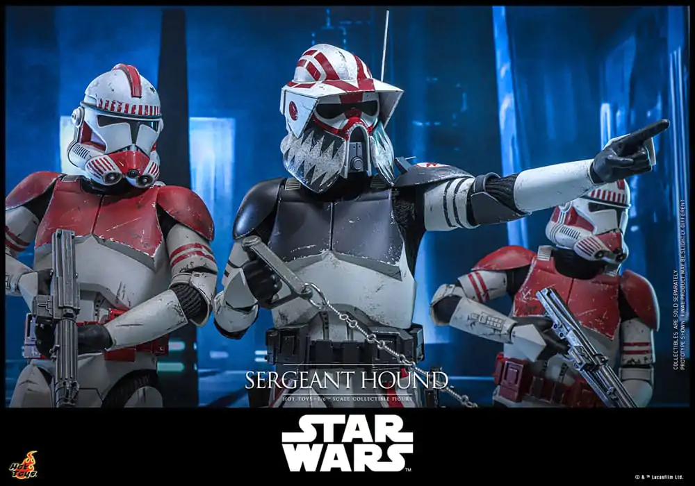 Star Wars: The Clone Wars akcijska figura 1/6 Sergeant Hound 30 centimetrov fotografija izdelka