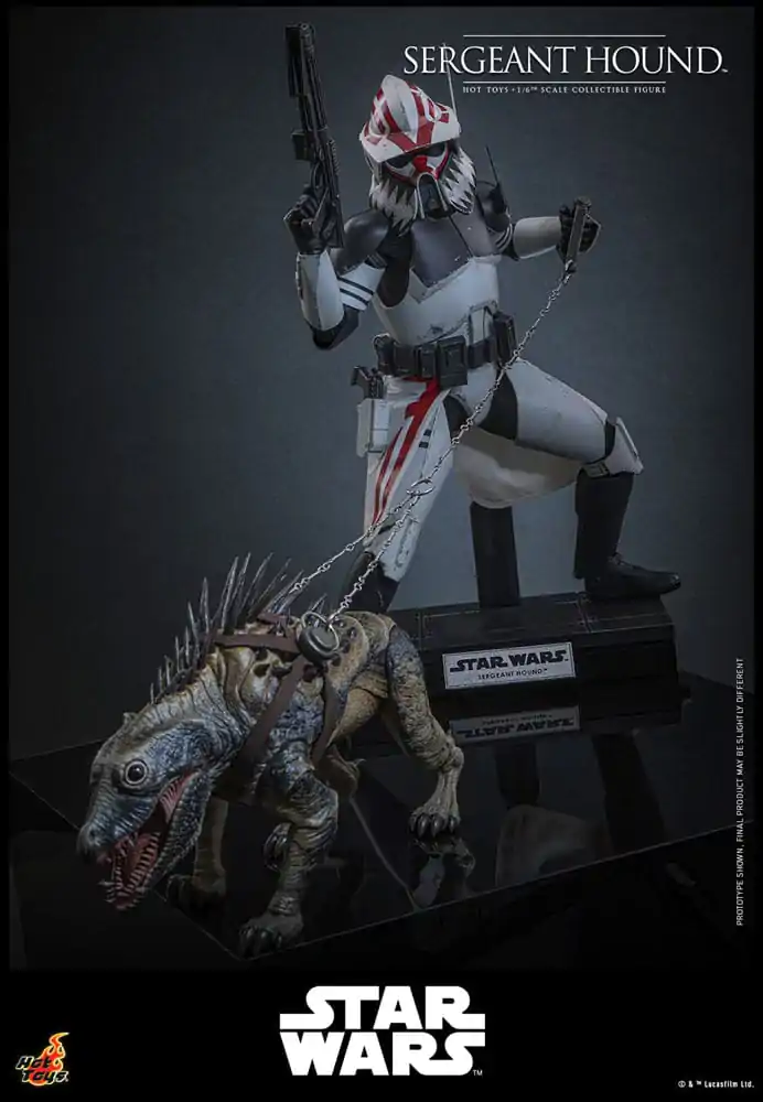 Star Wars: The Clone Wars akcijska figura 1/6 Sergeant Hound 30 centimetrov fotografija izdelka