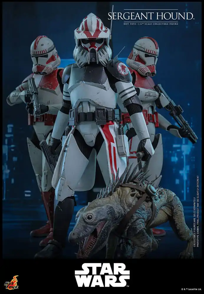 Star Wars: The Clone Wars akcijska figura 1/6 Sergeant Hound 30 centimetrov fotografija izdelka