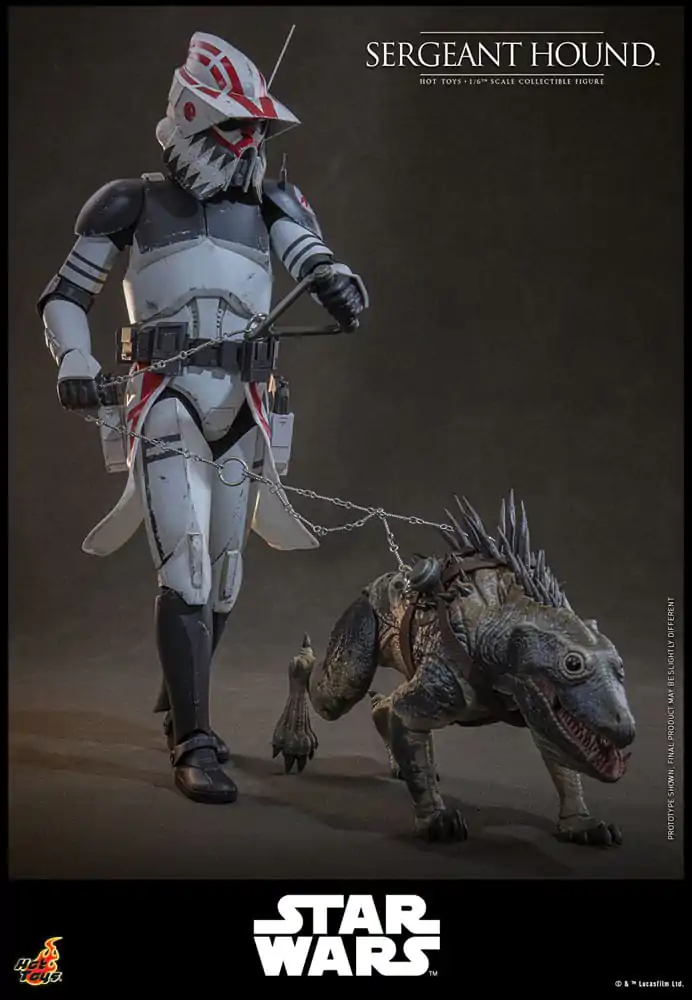 Star Wars: The Clone Wars akcijska figura 1/6 Sergeant Hound 30 centimetrov fotografija izdelka