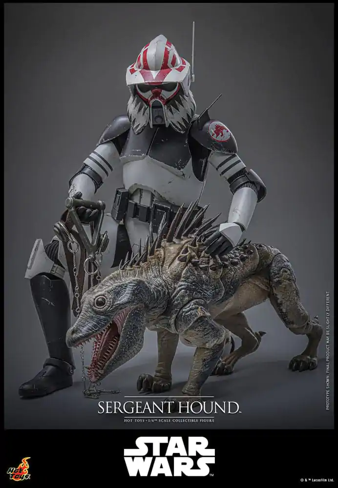 Star Wars: The Clone Wars akcijska figura 1/6 Sergeant Hound 30 centimetrov fotografija izdelka