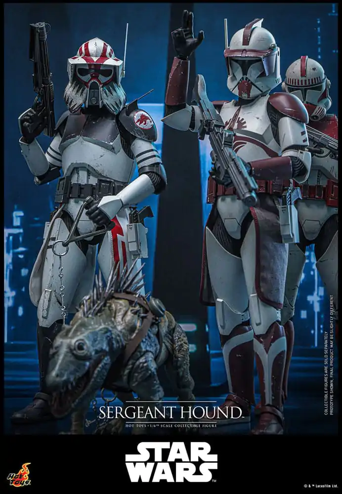 Star Wars: The Clone Wars akcijska figura 1/6 Sergeant Hound 30 centimetrov fotografija izdelka