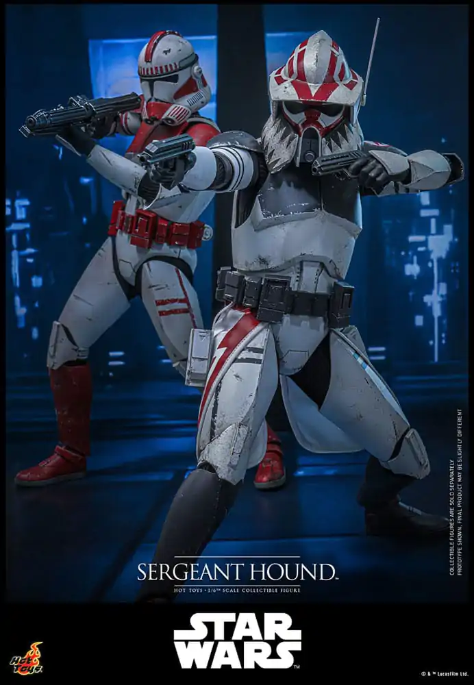 Star Wars: The Clone Wars akcijska figura 1/6 Sergeant Hound 30 centimetrov fotografija izdelka
