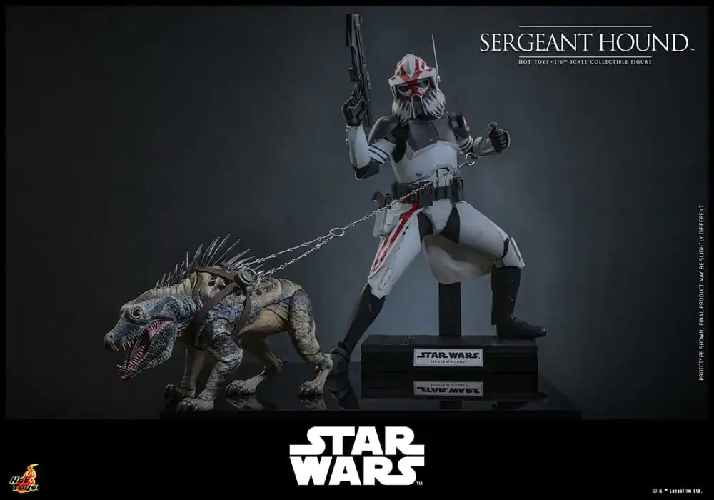 Star Wars: The Clone Wars akcijska figura 1/6 Sergeant Hound 30 centimetrov fotografija izdelka
