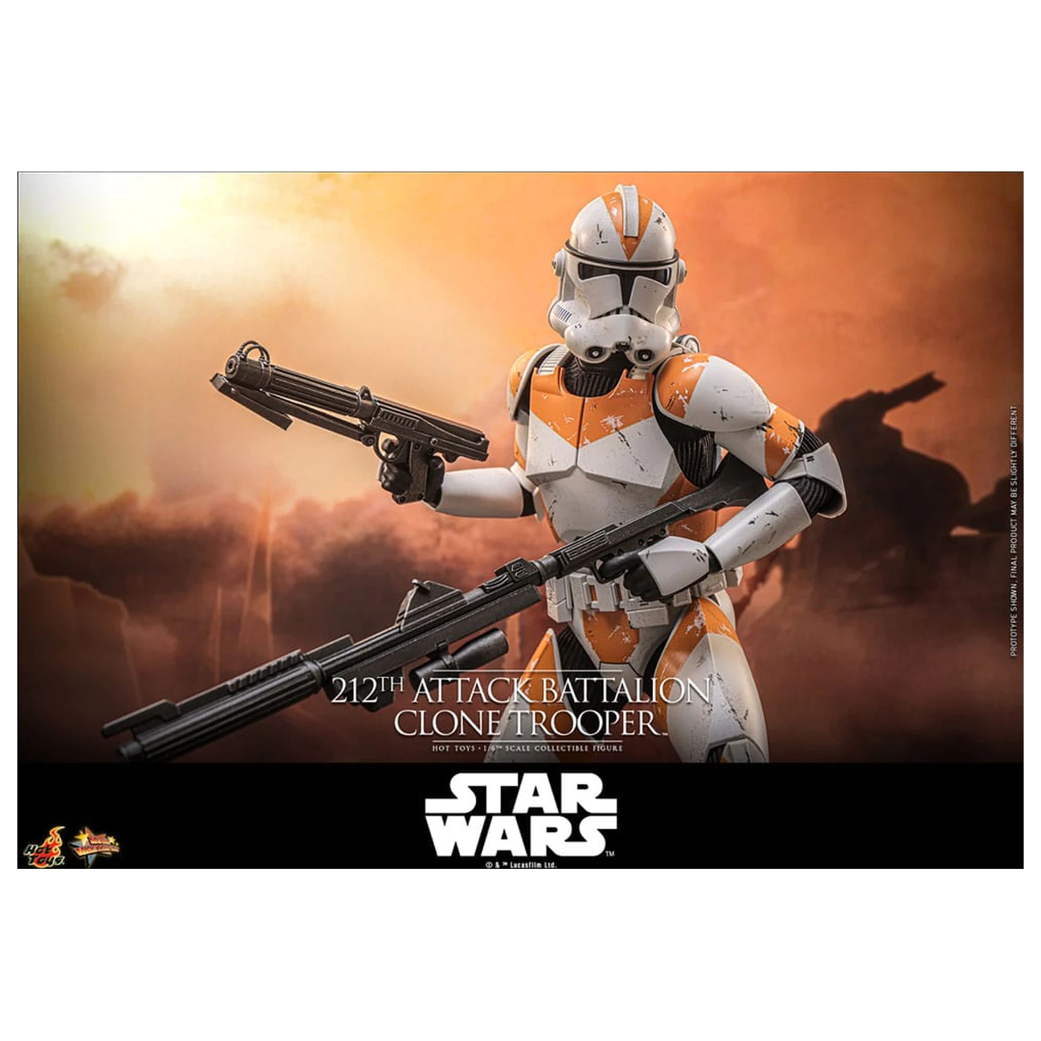 Star Wars: The Clone Wars Akcijska figura 1/6 212th Attack Battalion Clone Trooper 30 centimetrov fotografija izdelka