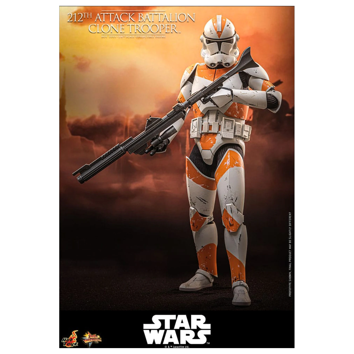 Star Wars: The Clone Wars Akcijska figura 1/6 212th Attack Battalion Clone Trooper 30 centimetrov fotografija izdelka