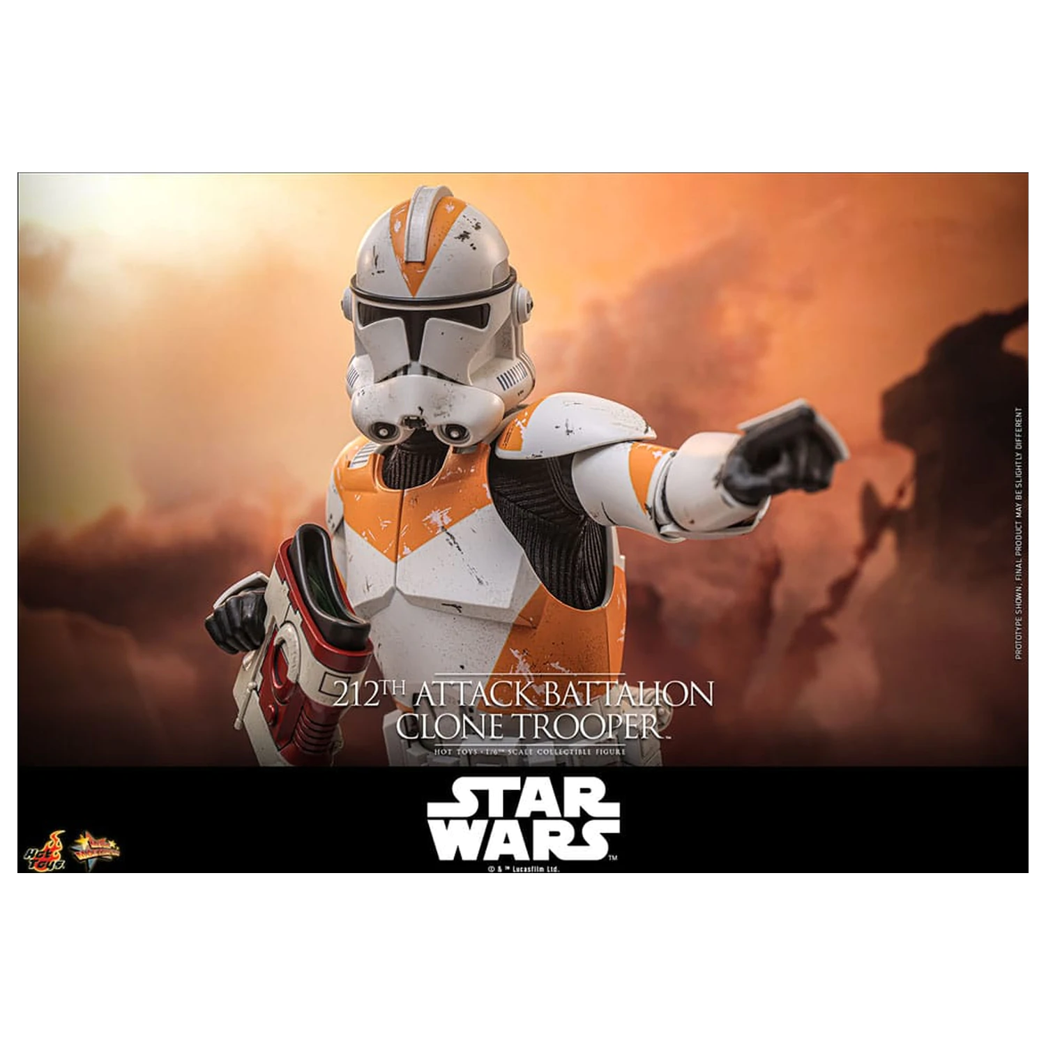 Star Wars: The Clone Wars Akcijska figura 1/6 212th Attack Battalion Clone Trooper 30 centimetrov fotografija izdelka