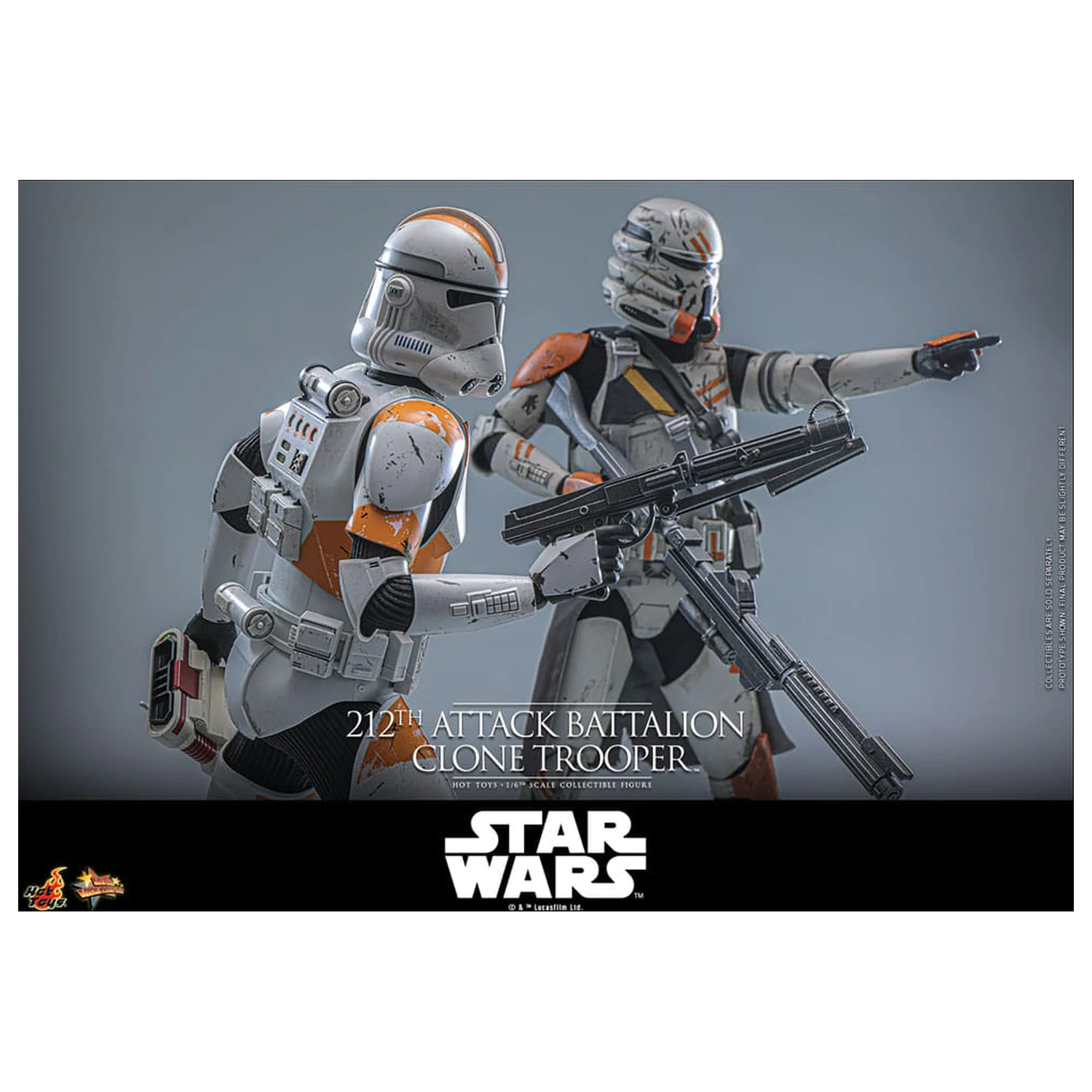 Star Wars: The Clone Wars Akcijska figura 1/6 212th Attack Battalion Clone Trooper 30 centimetrov fotografija izdelka