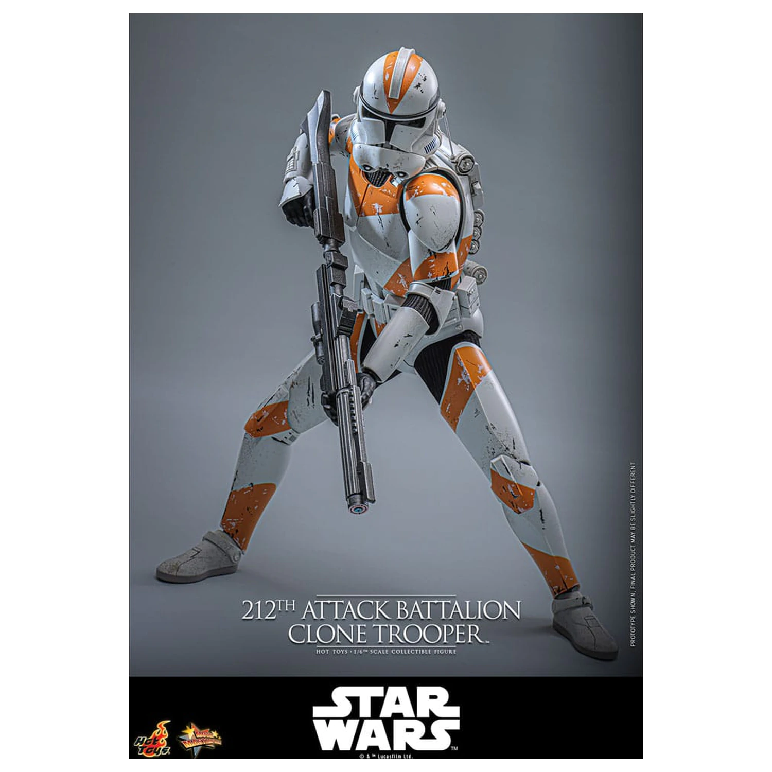 Star Wars: The Clone Wars Akcijska figura 1/6 212th Attack Battalion Clone Trooper Deluxe Version 30 cm fotografija izdelka