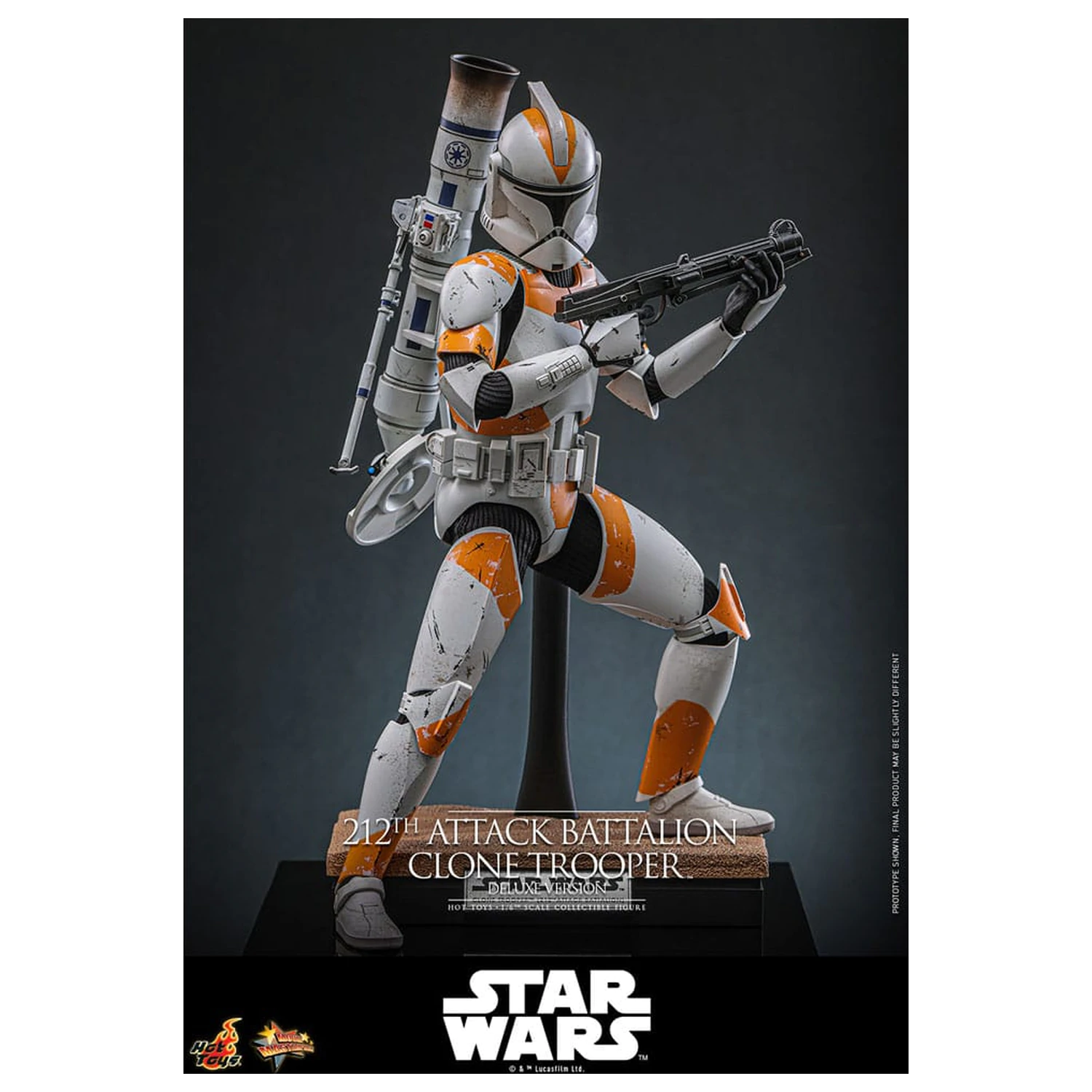 Star Wars: The Clone Wars Akcijska figura 1/6 212th Attack Battalion Clone Trooper Deluxe Version 30 cm fotografija izdelka