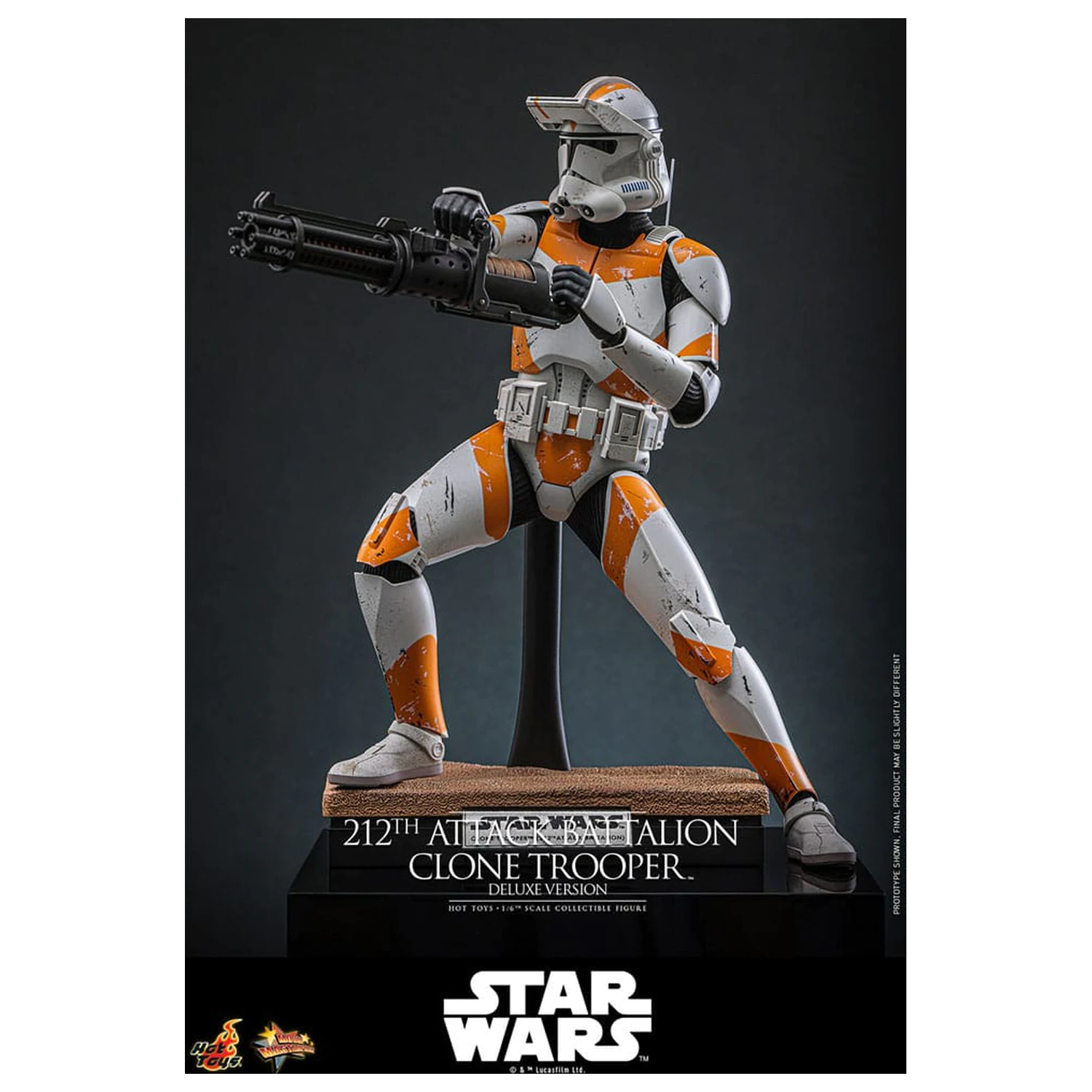 Star Wars: The Clone Wars Akcijska figura 1/6 212th Attack Battalion Clone Trooper Deluxe Version 30 cm fotografija izdelka