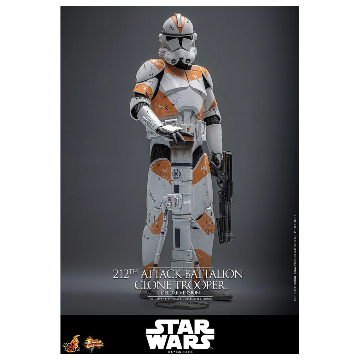 Star Wars: The Clone Wars Akcijska figura 1/6 212th Attack Battalion Clone Trooper Deluxe Version 30 cm fotografija izdelka