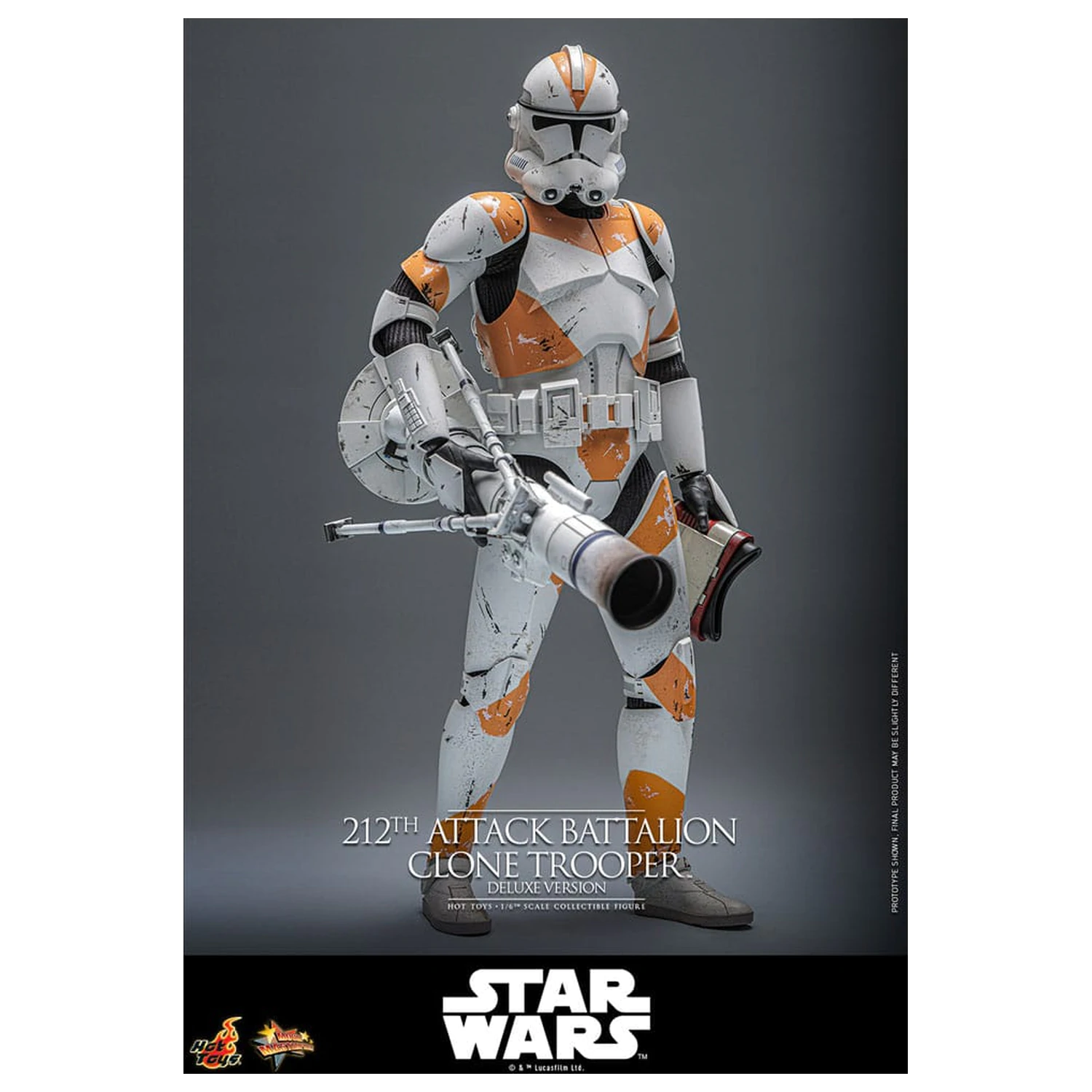 Star Wars: The Clone Wars Akcijska figura 1/6 212th Attack Battalion Clone Trooper Deluxe Version 30 cm fotografija izdelka