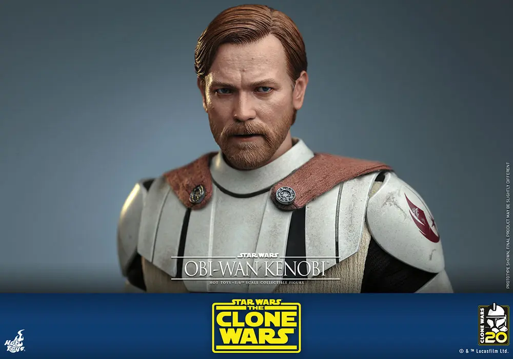 Star Wars The Clone Wars akcijska figura 1/6 Obi-Wan Kenobi 30 cm fotografija izdelka