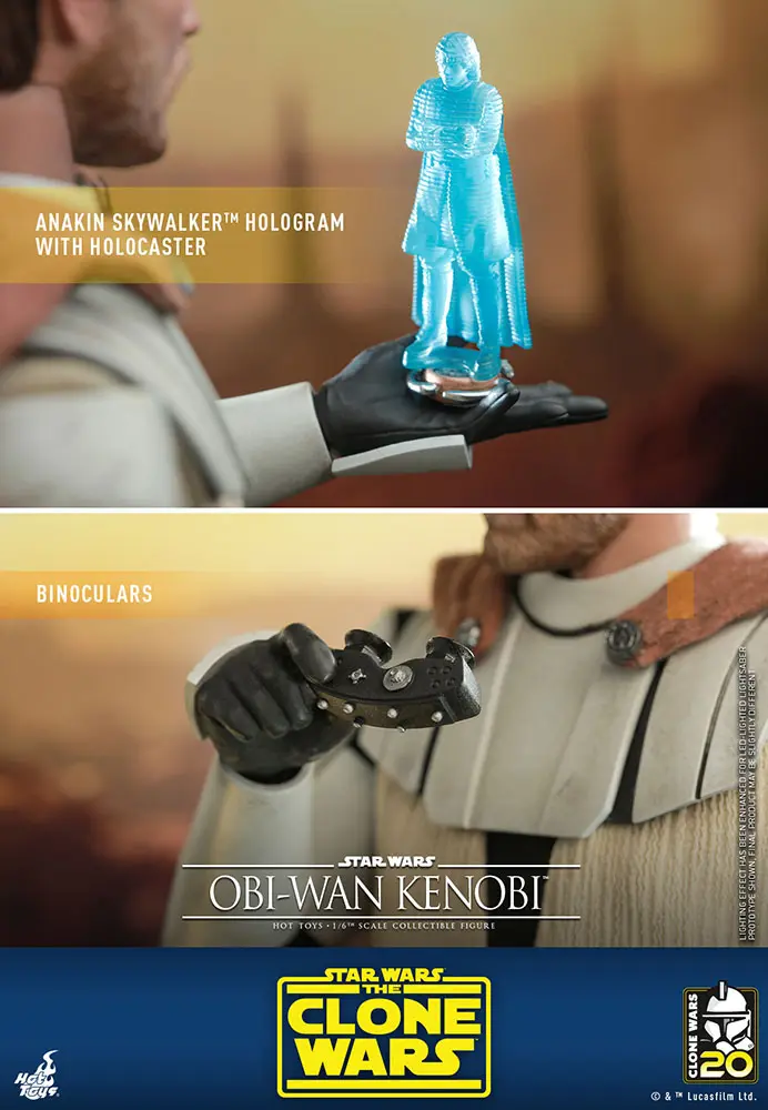 Star Wars The Clone Wars akcijska figura 1/6 Obi-Wan Kenobi 30 cm fotografija izdelka