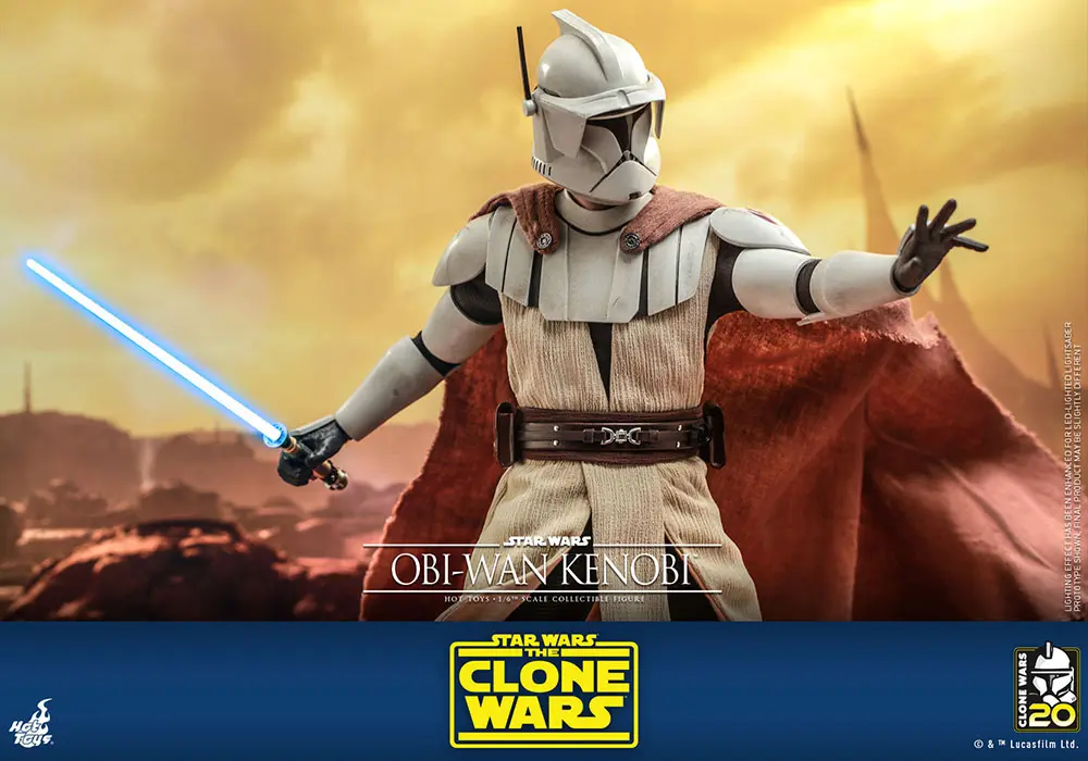 Star Wars The Clone Wars akcijska figura 1/6 Obi-Wan Kenobi 30 cm fotografija izdelka