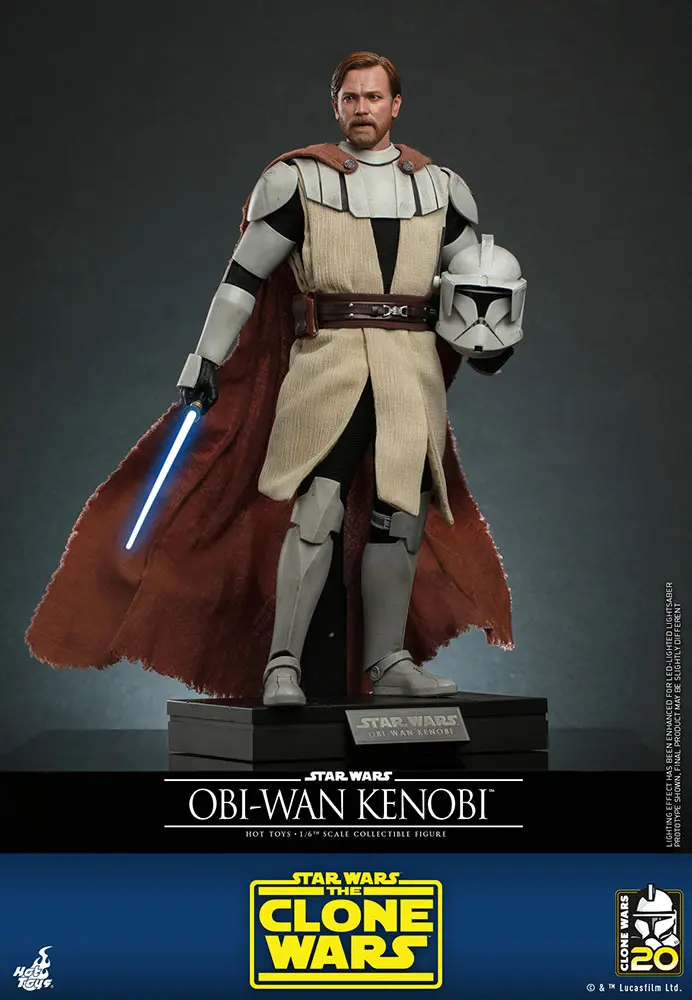 Star Wars The Clone Wars akcijska figura 1/6 Obi-Wan Kenobi 30 cm fotografija izdelka