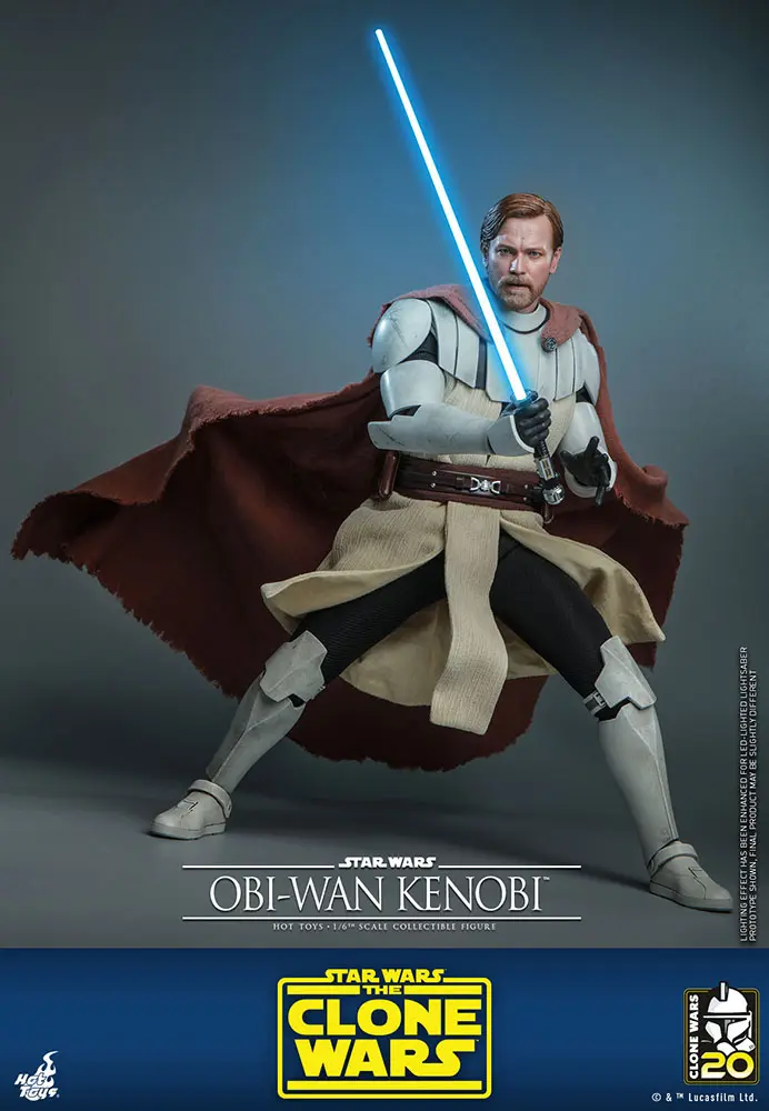 Star Wars The Clone Wars akcijska figura 1/6 Obi-Wan Kenobi 30 cm fotografija izdelka