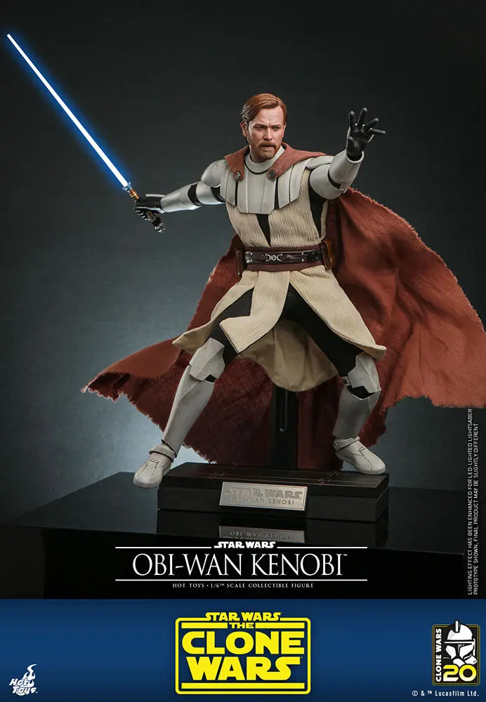 Star Wars The Clone Wars akcijska figura 1/6 Obi-Wan Kenobi 30 cm fotografija izdelka