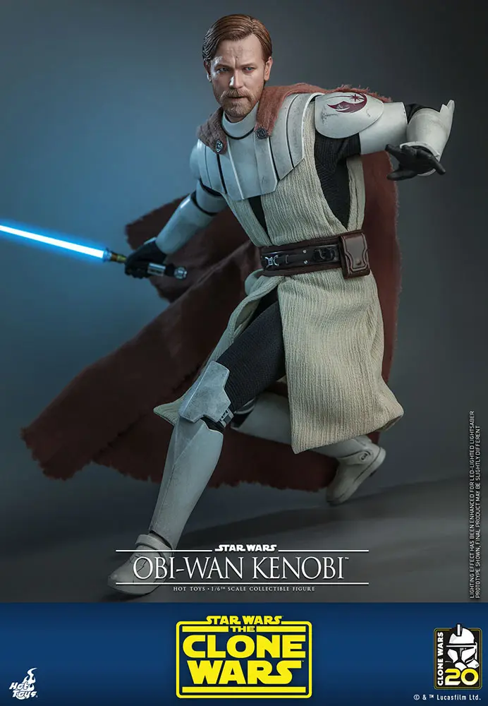 Star Wars The Clone Wars akcijska figura 1/6 Obi-Wan Kenobi 30 cm fotografija izdelka