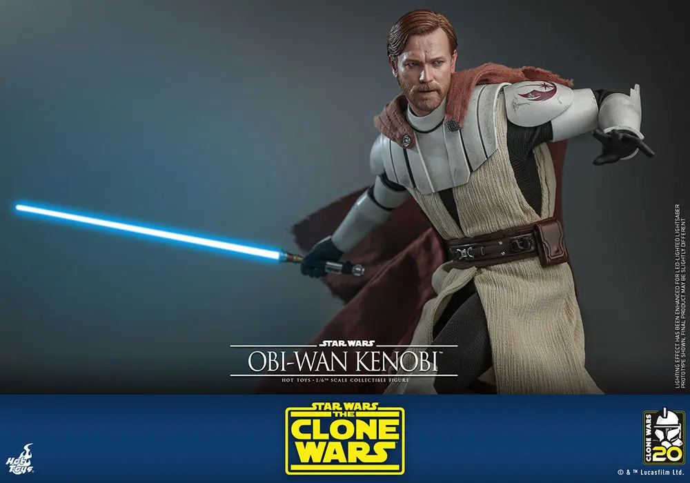 Star Wars The Clone Wars akcijska figura 1/6 Obi-Wan Kenobi 30 cm fotografija izdelka