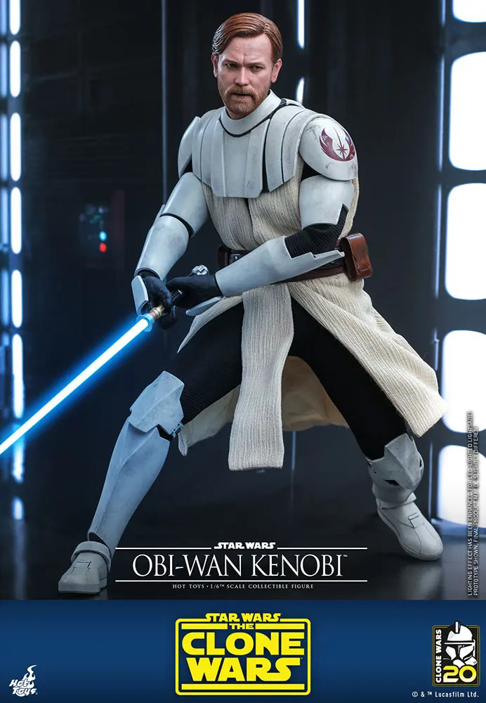 Star Wars The Clone Wars akcijska figura 1/6 Obi-Wan Kenobi 30 cm fotografija izdelka