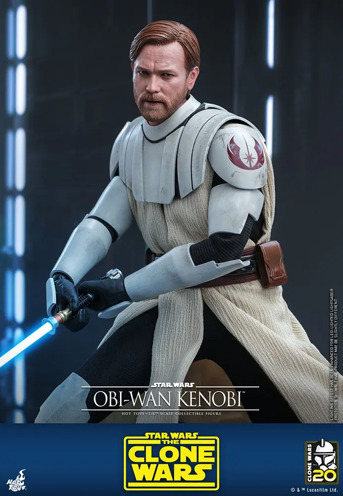 Star Wars The Clone Wars akcijska figura 1/6 Obi-Wan Kenobi 30 cm fotografija izdelka