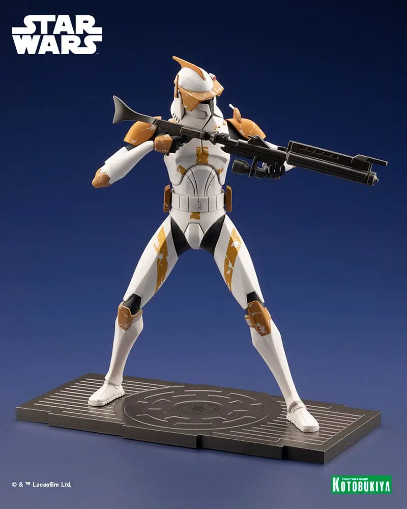 Star Wars The Clone Wars ARTFX Kip 1/10 Poveljnik Cody 17 cm fotografija izdelka