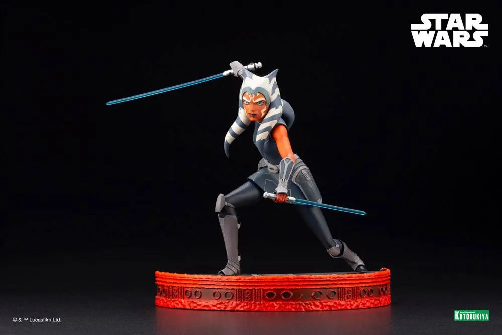 Star Wars The Clone Wars ARTFX PVC Kip 1/7 Ahsoka Tano Escape from the Clones 24 cm fotografija izdelka