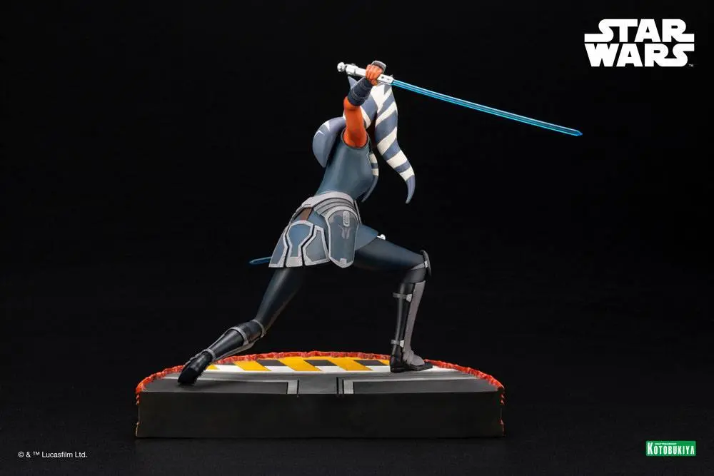 Star Wars The Clone Wars ARTFX PVC Kip 1/7 Ahsoka Tano Escape from the Clones 24 cm fotografija izdelka