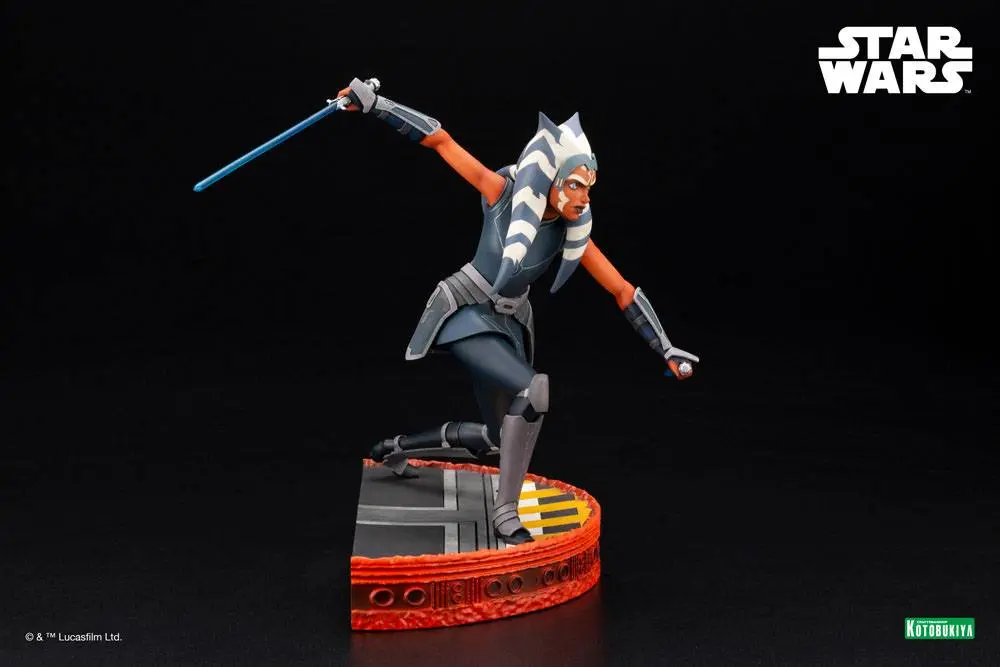 Star Wars The Clone Wars ARTFX PVC Kip 1/7 Ahsoka Tano Escape from the Clones 24 cm fotografija izdelka