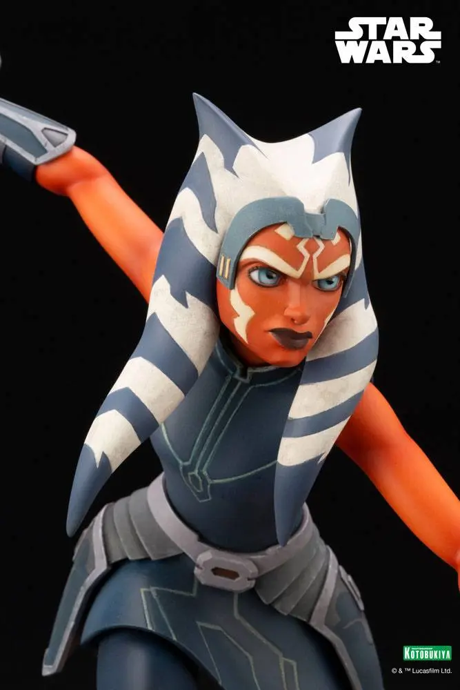 Star Wars The Clone Wars ARTFX PVC Kip 1/7 Ahsoka Tano Escape from the Clones 24 cm fotografija izdelka