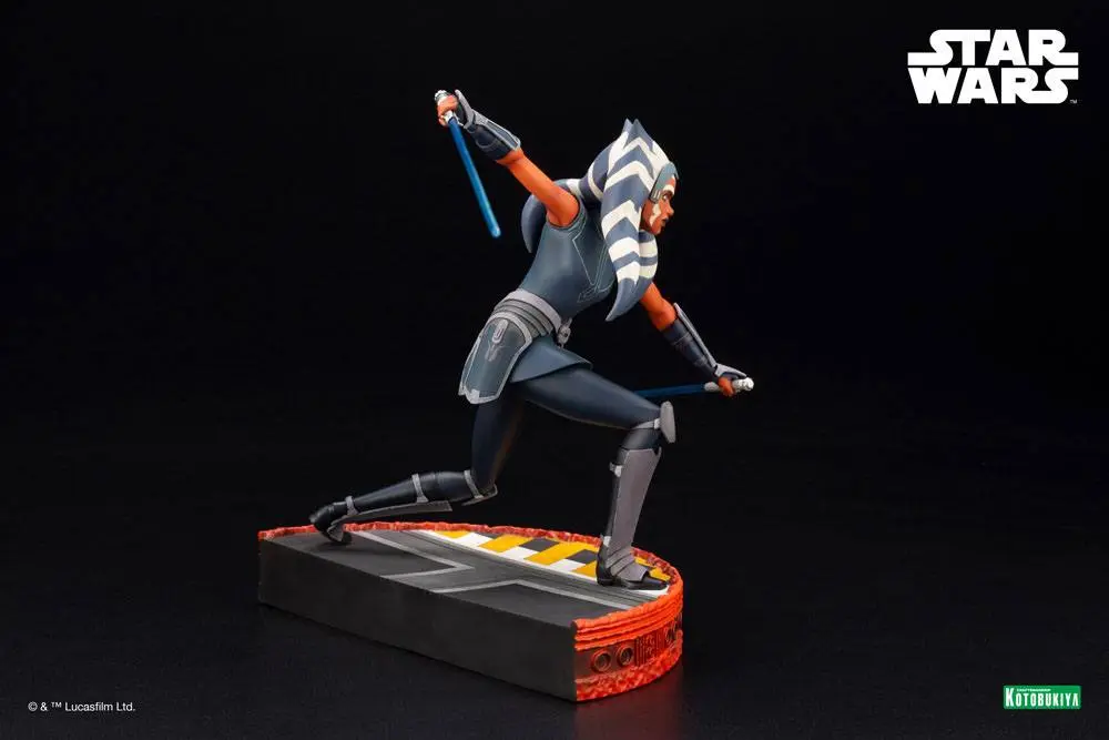 Star Wars The Clone Wars ARTFX PVC Kip 1/7 Ahsoka Tano Escape from the Clones 24 cm fotografija izdelka