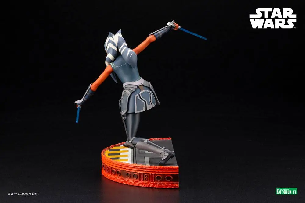 Star Wars The Clone Wars ARTFX PVC Kip 1/7 Ahsoka Tano Escape from the Clones 24 cm fotografija izdelka