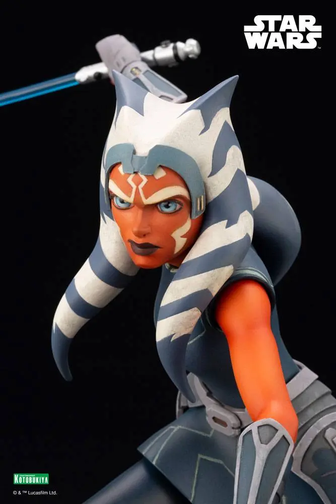 Star Wars The Clone Wars ARTFX PVC Kip 1/7 Ahsoka Tano Escape from the Clones 24 cm fotografija izdelka