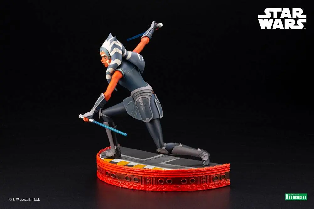 Star Wars The Clone Wars ARTFX PVC Kip 1/7 Ahsoka Tano Escape from the Clones 24 cm fotografija izdelka