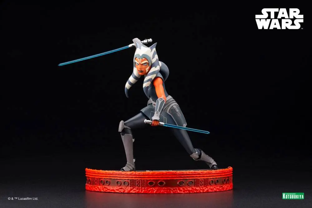 Star Wars The Clone Wars ARTFX PVC Kip 1/7 Ahsoka Tano Escape from the Clones 24 cm fotografija izdelka