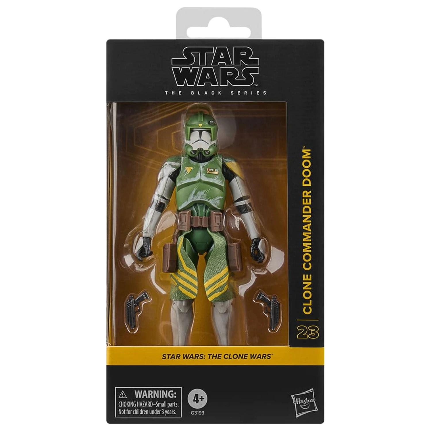 Star Wars: The Clone Wars Black Series akcijska figura Clone Commander Doom 15 cm fotografija izdelka