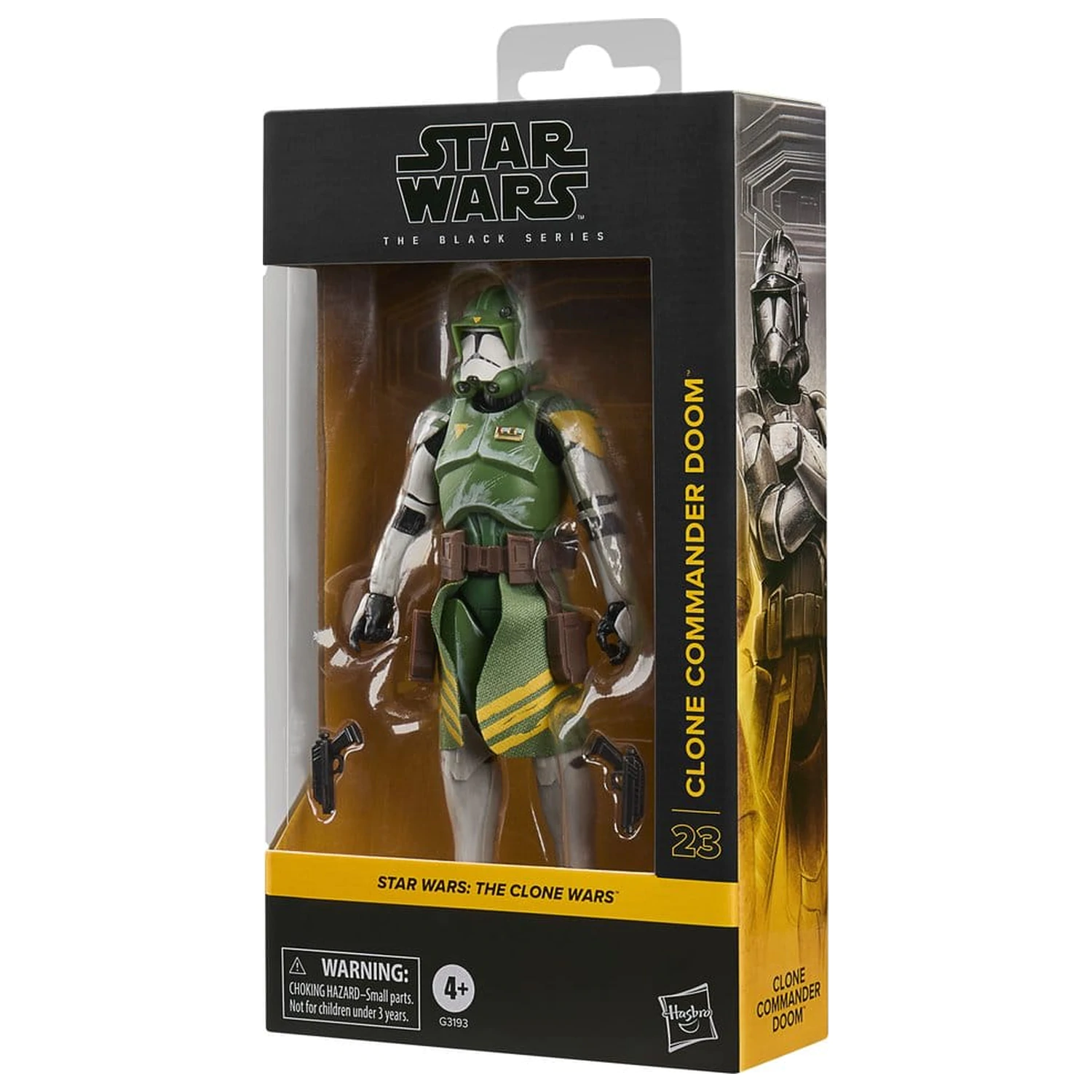 Star Wars: The Clone Wars Black Series akcijska figura Clone Commander Doom 15 cm fotografija izdelka