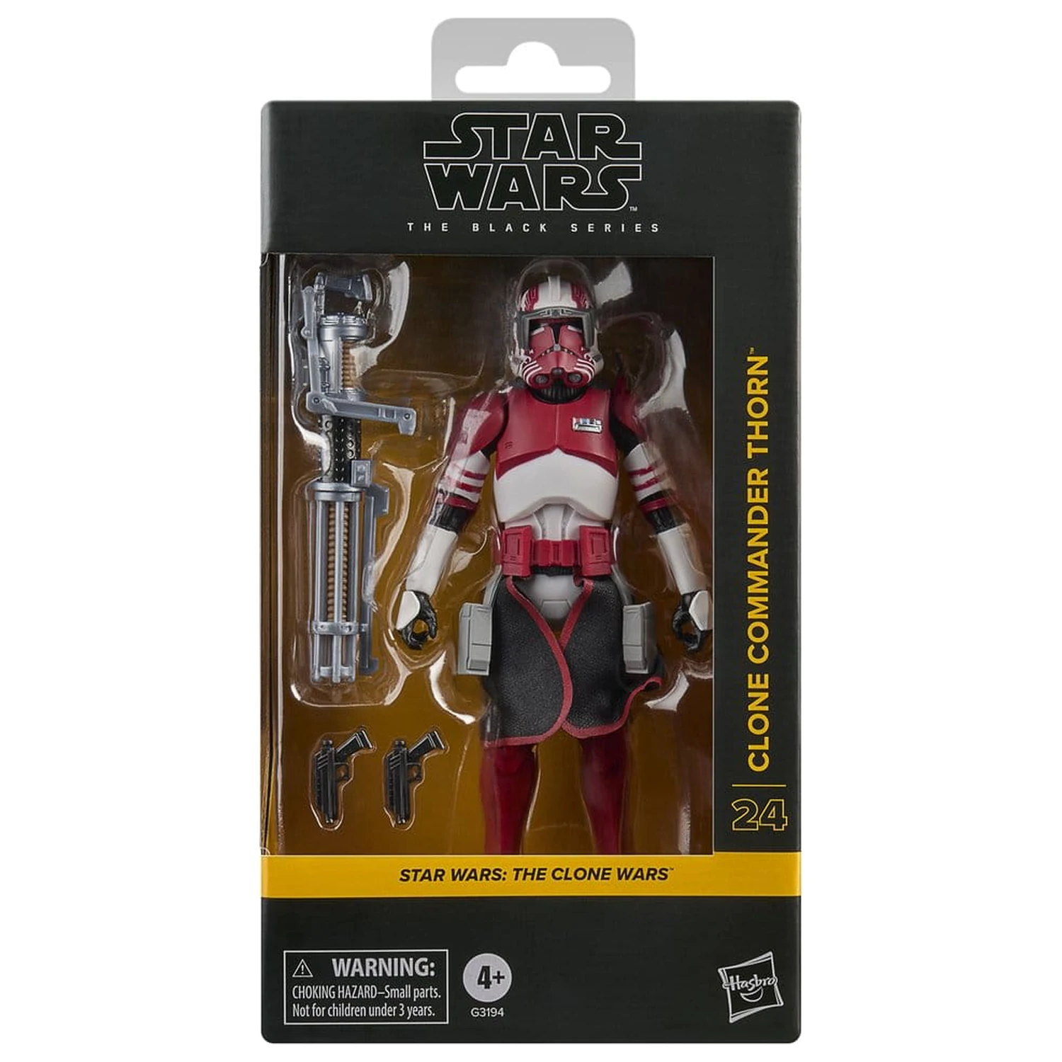 Star Wars: The Clone Wars Black Series akcijska figura Clone Commander Thorn 15 cm fotografija izdelka