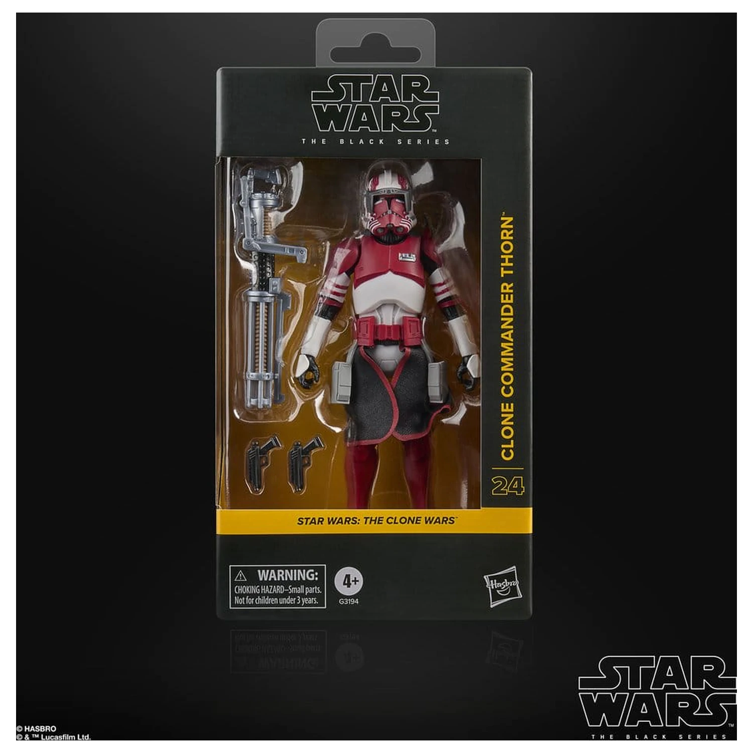 Star Wars: The Clone Wars Black Series akcijska figura Clone Commander Thorn 15 cm fotografija izdelka