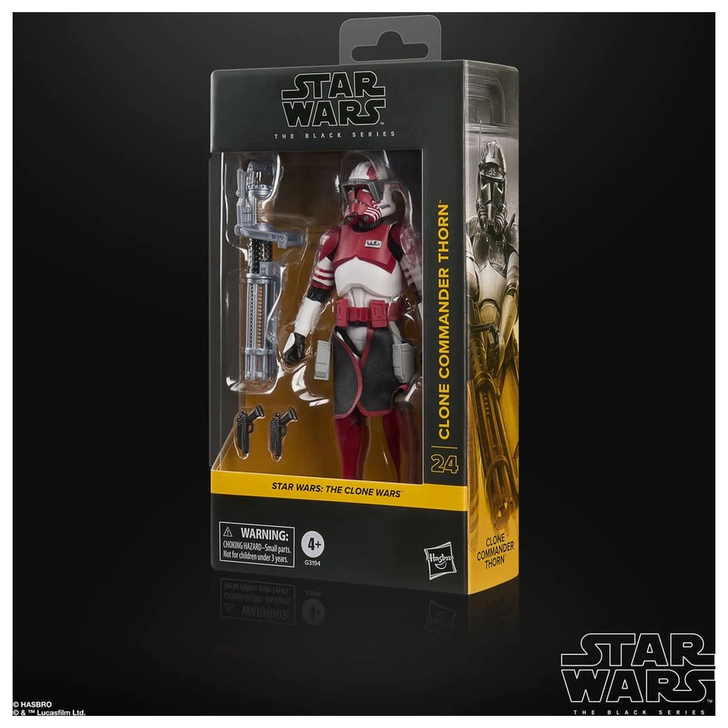 Star Wars: The Clone Wars Black Series akcijska figura Clone Commander Thorn 15 cm fotografija izdelka