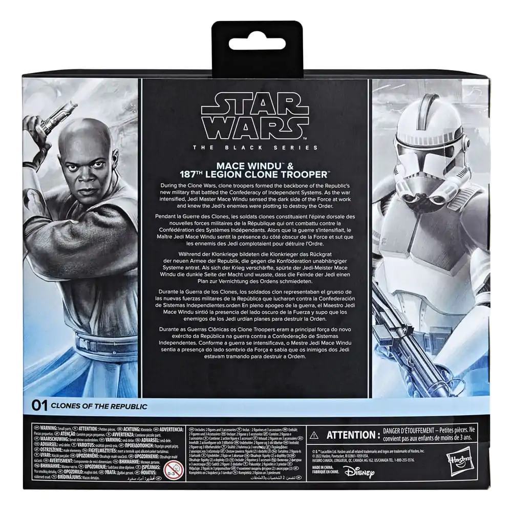 Star Wars: The Clone Wars Black Series akcijska figura 2-Pack Klon vojske republike 15 cm fotografija izdelka